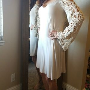 Crochet Bellsleeve Dress